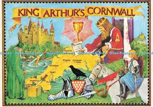 D295968 King Arthur Cornwall. Murray King. Studio Casa Mia. Postkartensammler