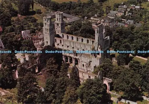 D296002 Abbaye de Jumieges. Vue Aerienne. Gaud. Alain Perceval