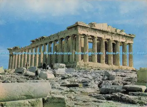 D296005 Athen. Der Parthenon. Postkarte