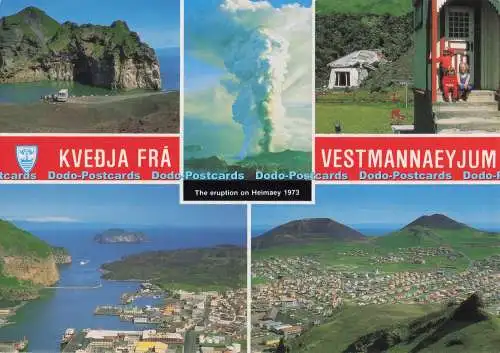 D298949 Kvedja fra Vestmannaeyjum. Litbra HF. Ranf Hafnfjord. Multi View