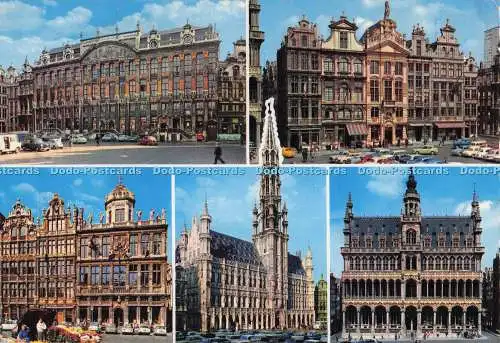 D296043 Souvenir aus Brüssel. Die Kathedrale. Demol. PM. F.P.O. 1971. Multi V