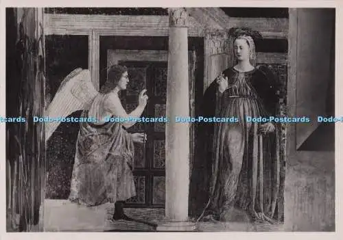 D298991 Arezzo. Chiesa di S. Francesco. L Annunziazione. Pier della Francesca. F