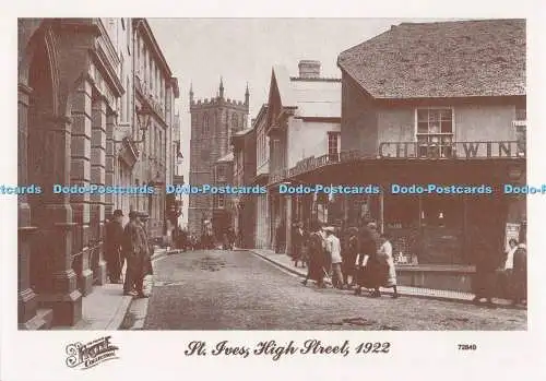 D299016 St. Ives. High Street. Francis Frith Collection. 1922