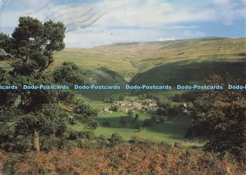 D299018 Wharfedale. Buckden und Buckden Hecht. Richter Postkarten Ltd. C 7041. 1989