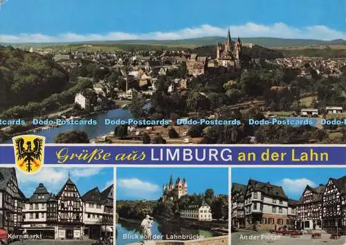 D296177 Grusse aus Limburg an der Lahn. Kornmarkt. Schoning. Gebrüder Schmidt. M