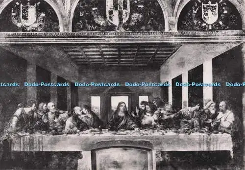 D299094 Milano. Das letzte Abendmahl von Leonardo da Vinci. F. lli Scrocchi. RP