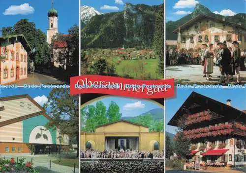 D299153 Oberammergau. Passionsspieldorf. Luftkurort Obere Bava