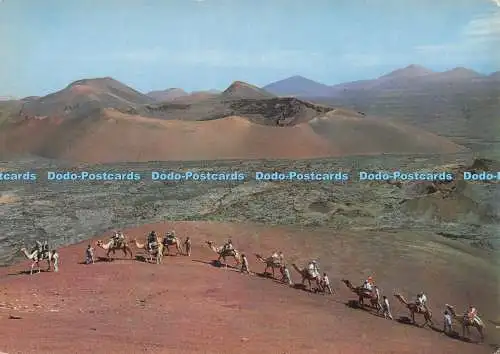 D296303 Lanzarote. Der Berg der Feuerwehrwohnwagen. Arribas