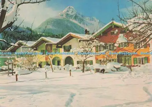 D296307 Aus Mittenwald. Obb. Gegen Wettersteinspitze. Hans Huber. PM. Luftwaffe