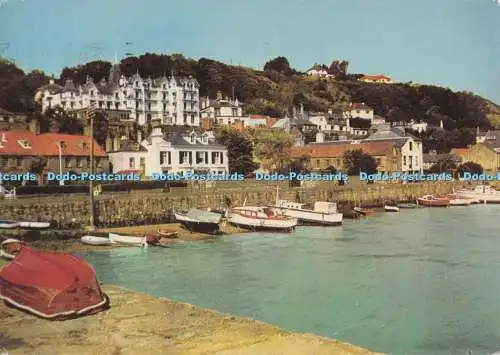 Trikot D299213. Farbe C.I. St. Aubin Harbour Jarrold and Sons Ltd. Cotman. 1960