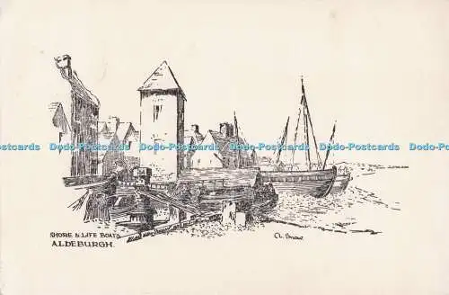 D299216 Aldeburgh. Land- und Rettungsboote. Patience Cragg. H. G. Crisp Ltd. PM Suf