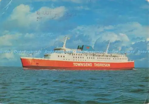 D299245 Southampton. Eine Wikinger-Autofähre der Townsend Thoresen Flotte. Foto Pr
