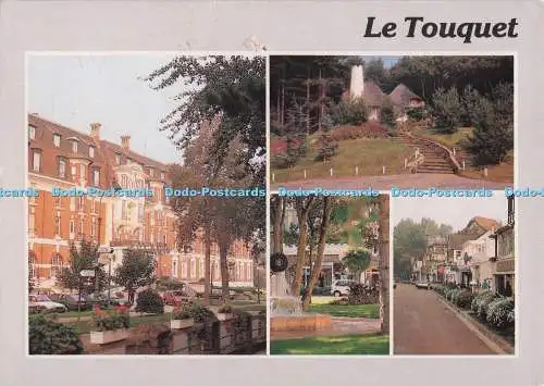 D299250 Le Touquet. Blick auf die Stadt. Parken. Garten. Brunnen. Combier Macon. Ci