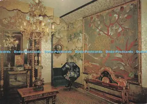 D296355 C.I. Guernsey. Maison De Victor Hugo. Der blaue Salon. Jarrold. N