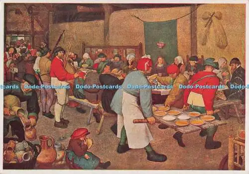D296356 La Noce. Pieter Bruegel. Du Houblon. Bruxelles