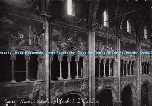 D296359 Parma. Navata Principale. Affreschi di L. Gambara. Margini Ugo. RP