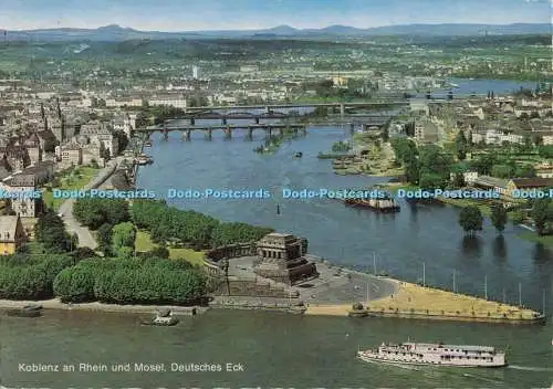 D296365 Koblenz an Rhein und Mosel. Deutsches Eck. Cramers