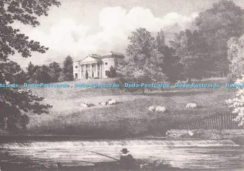 D299273 Surrey. Cobham. Painshill Park. Blick ins Haus. Painshill Park Trust.