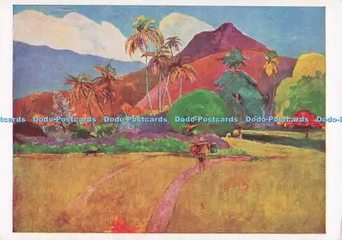 D299303 Tahiti-Gebirge. Pallas Gallery Ltd. Postkarte 1035. Minneapolis Insti