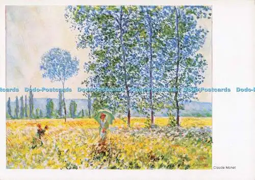 D299305 Stuttgart. Felder im Frühling. Franz Hanfstaengl. Nr. 19. Paul Gauguin. Cl