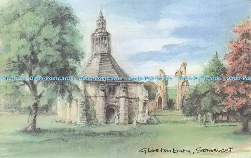 D299316 Somerset. Glastonbury. Stadt- und Landdrucke. David Skipp