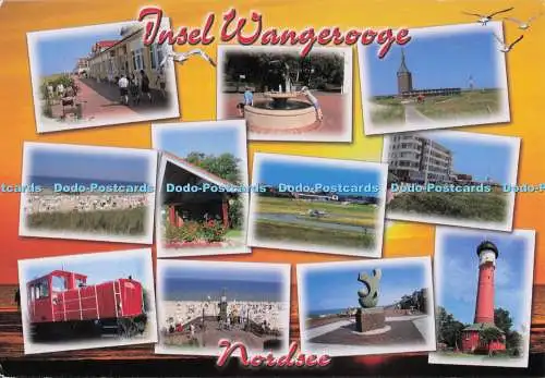 D299365 Insel Wangerooge. Nordsee. Decard. Multi View