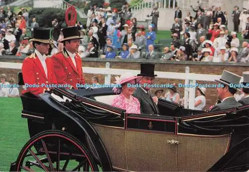 D299529 Royal Ascot. H. M. Die Königin und Prinz Philip. Thomas und Benacci. Lond