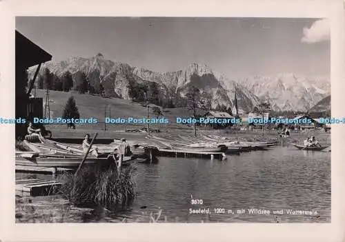 D299535 Seefeld Mit Wildsee und Wetterstein. Sepp Kirchner. RP