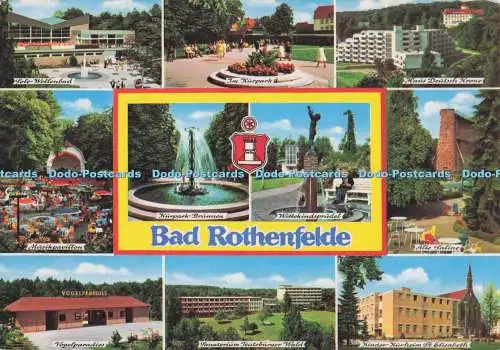 D299550 Bad Rothenfelde. Kurpark Brunnen. Krapohl. Multi View