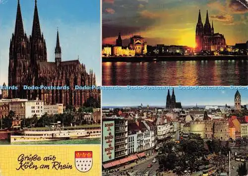 D299690 Grusse aus Köln am Rhein. Dom. Hans Ziethen. Horst Ziethen. Multi View