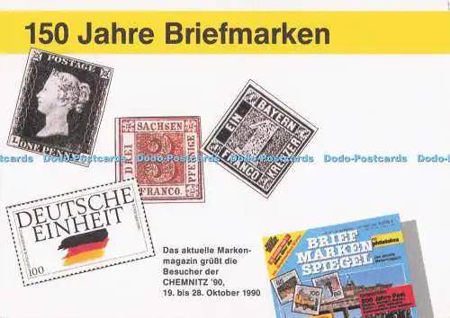 D299779 150 Jahre Briefmarken. Briefmarken Spiegel Zur Chemnitz