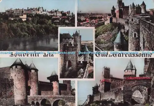 D299789 Souvenir Dela Cite de Carcassonne. Jordy. RP. Multi View