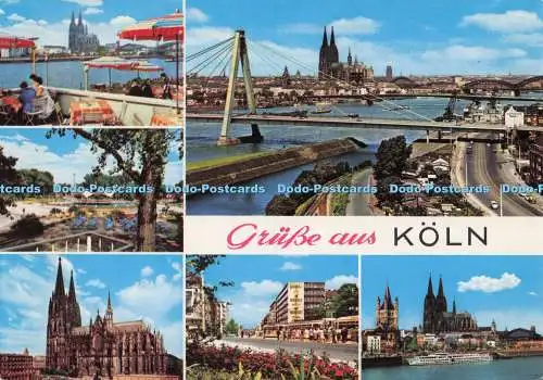 D299806 Grusse aus Köln. Köln am Rhein. Multi View