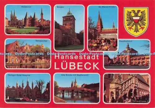 D299874 Hansestadt Lübeck. Burgtor. Krüger. Multi View