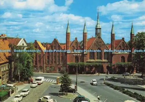 D299877 Lübeck. Heiligengeistklinik. Bild und Druck. Holsten Karte