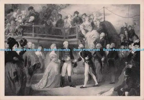 D299893 Greenwich. National Maritime Museum. Georg III. präsentiert ein Schwert zum Lo