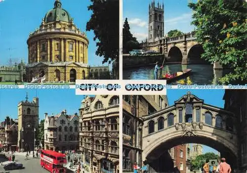 D299988 Stadt Oxford. John Hinde. D. Edel. Multi View