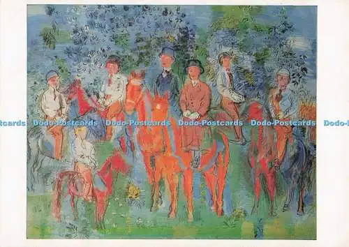 D299993 Paris. Musee National d Art Moderne. Reiter im Wald. Raoul Dufy. S.