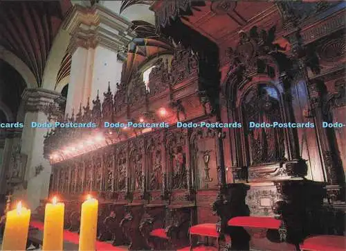 D299997 Lima. Peru. Geschnitztes Chorgestühl von P. De Noguera. E. Eismann