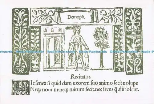 D299459 Venezia. Saordo. 1511. Asinaria. Rezitator. Plauto. Proemio Prologo Pref