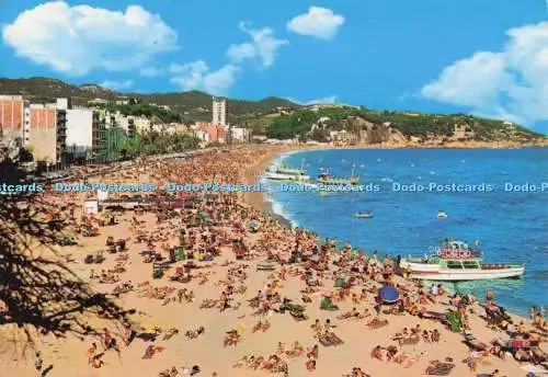 D300089 Lloret De Mar Vista General de su Gran Playa F A C S A