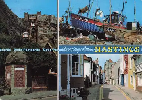 D300105 Greetings From Hastings J Salmon Sevenoaks Kent Multi View