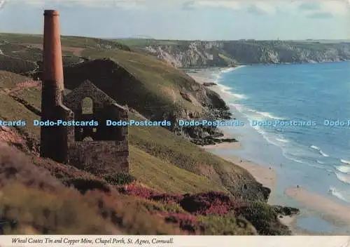 D300169 Cornwall Wheal Coates Zinn- und Kupferminenkapelle Porth St Agnes John Hin