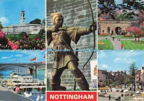 D300218 Nottingham City Centre Castle Terrace E T W Dennis Multi View