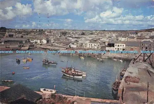 D300231 Porthleven Cornwall The Harbour J Arthur Dixon Newport I W England PM He
