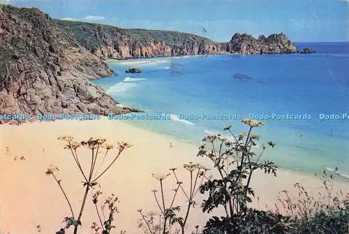 D300233 Cornwall Porthcurno Beach J Arthur Dixon Newport I W England 1968