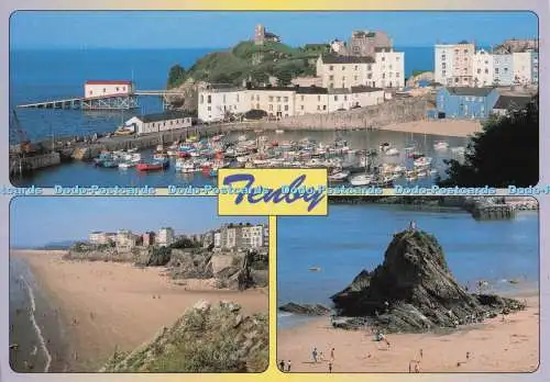D300244 Tenby The Harbour E T W Dennis Multi View