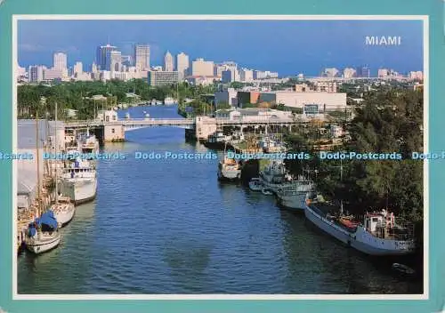D300294 Miami Scenic Waterway of Beautiful Miami Florida Florida Natural Color W