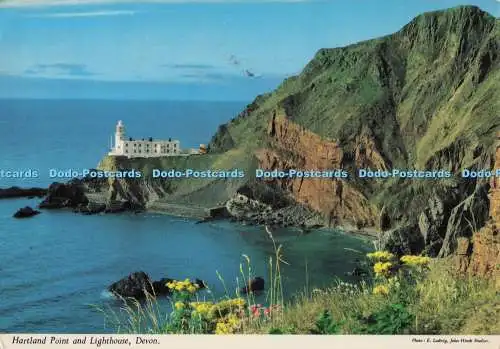 D300377 Devon Hartland Point and Lighthouse John Hinde E Ludwig