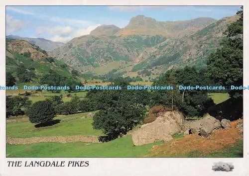 D300389 The Langdale Pikes Millstone Karten